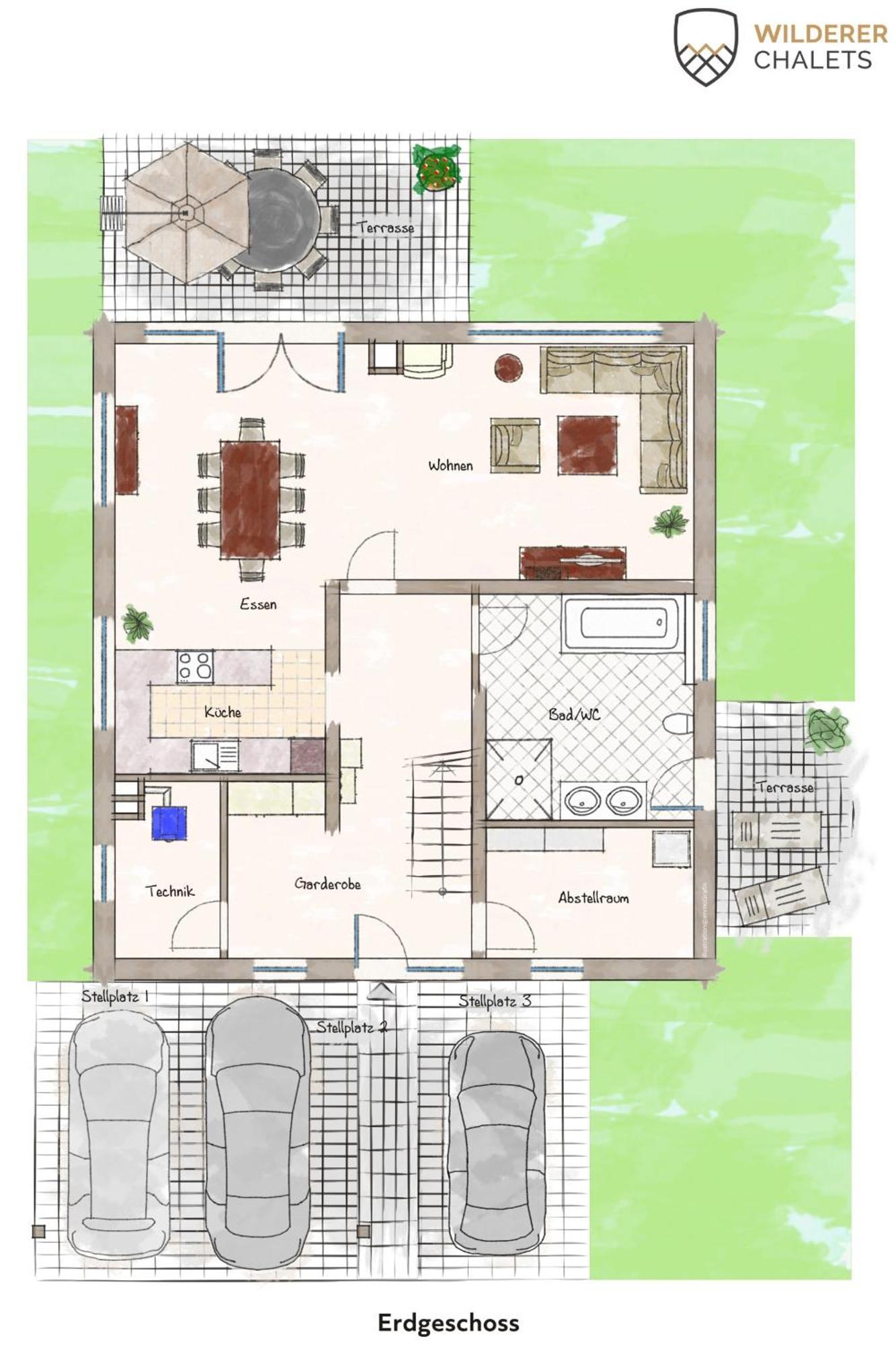 ליוטאש Wilderer Chalets 2-4 Personen מראה חיצוני תמונה